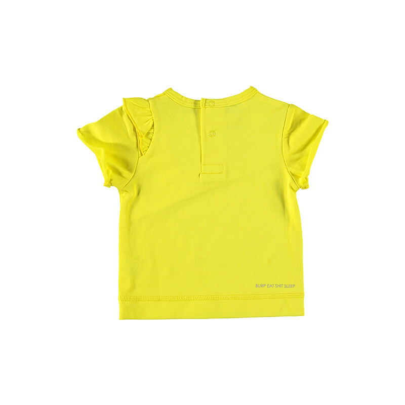 b.e.s.s. Kojenecké tričko Mini Me žluté