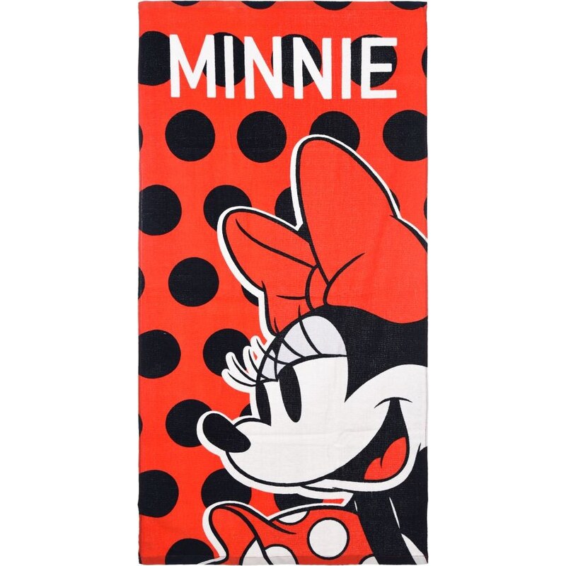 MINNIE DISNEY VELKÁ A MĚKKÁ OSUŠKA Červená