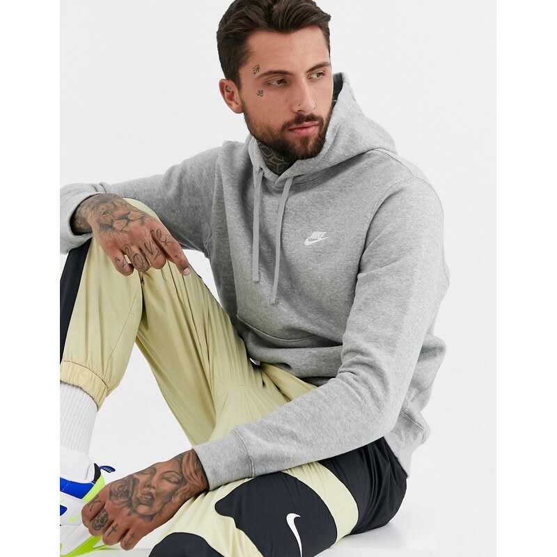 Nike Club hoodie in grey