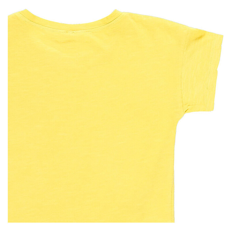Boboli Dětské tričko Děti Země žluté Organic
