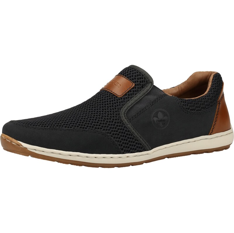 Rieker Slip on boty karamelová / černá