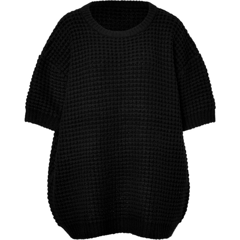 Marc by Marc Jacobs Wool-Blend Popcorn Knit Short Sleeve Pullover
