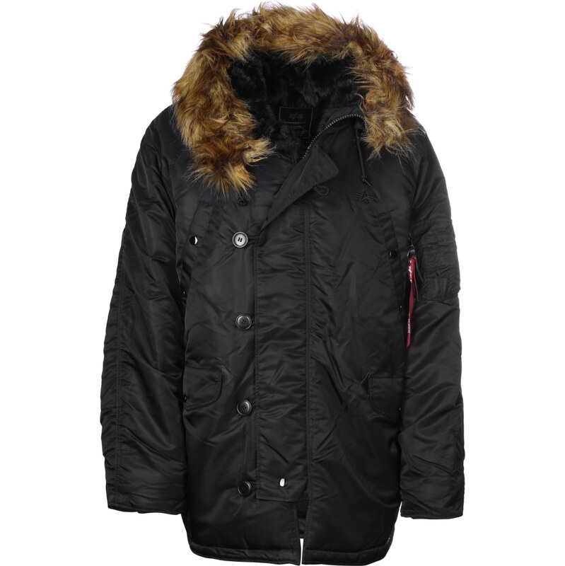ALPHA INDUSTRIES Zimní parka N3B černá 110645287