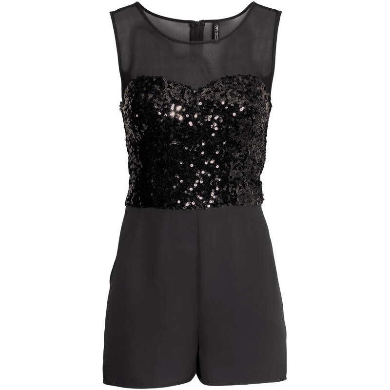 H&M Sequined playsuit