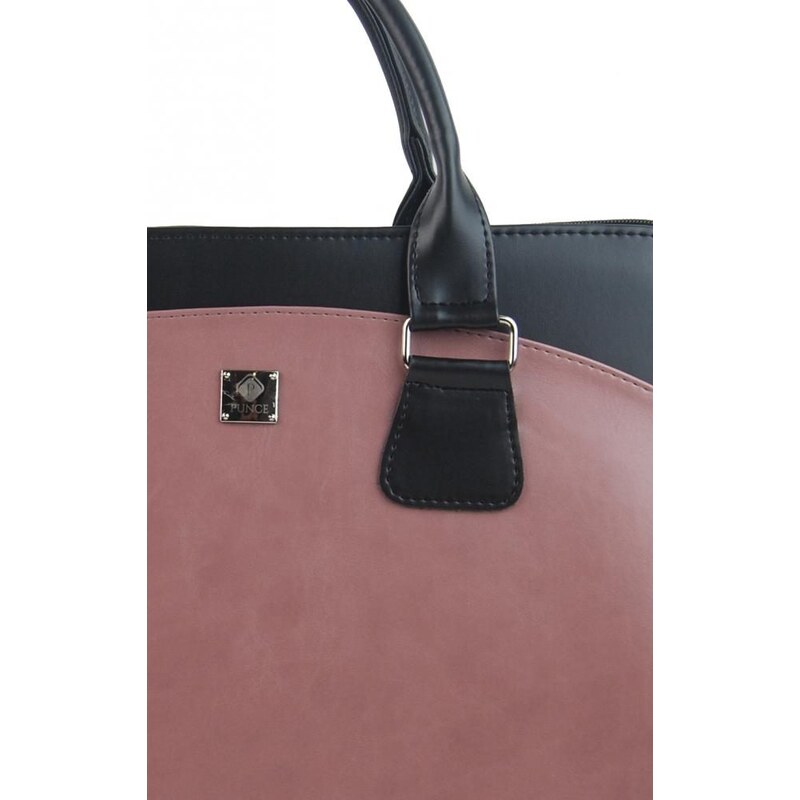 LC-01 starorůžová matná dámská kabelka pro notebook do 15.6 palce