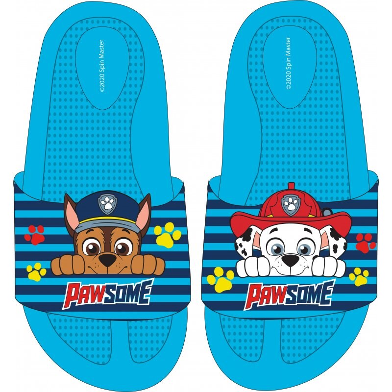 E plus M Dětské / chlapecké gumové pantofle Tlapková patrola - Paw Patrol - Chase a Marschall - vel.