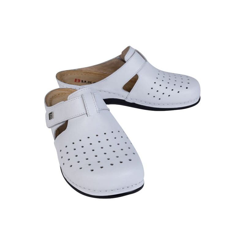 Buxa Dámská zdravotní kožená obuv BZ241 - Bílá