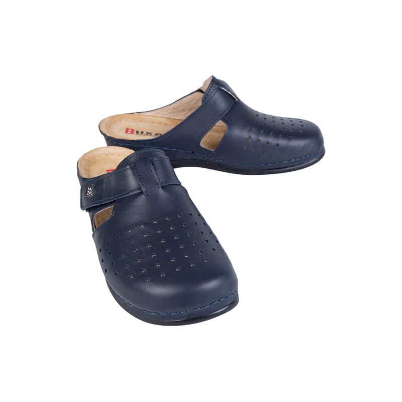 Buxa Dámská zdravotní kožená obuv BZ241 - Tmavě modrá