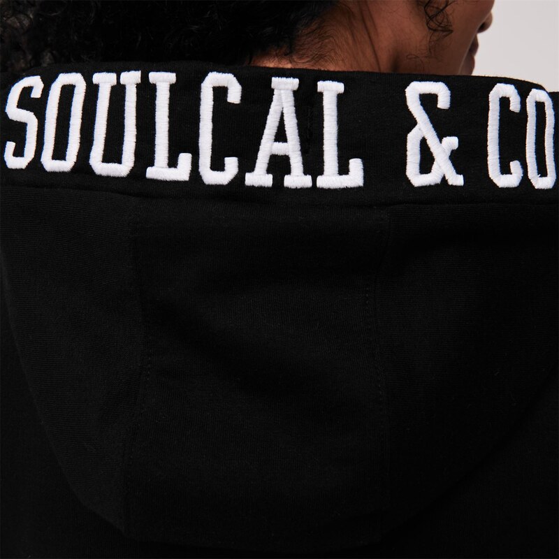 SoulCal&Co. Dámská mikina SoulCal Logo Zip Černá