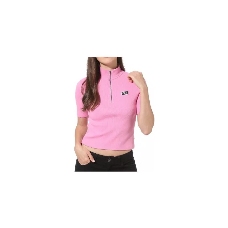 Tričko Vans Studio SS Polo fuchsia pink