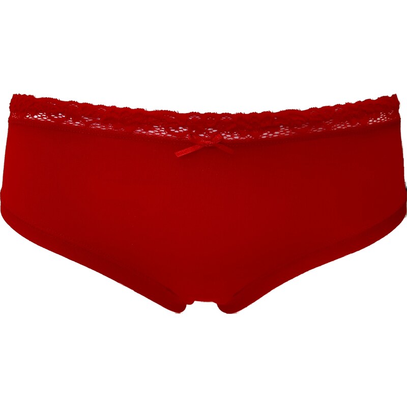 Lovelygirl dámské kalhotky s krajkou 8309 červené