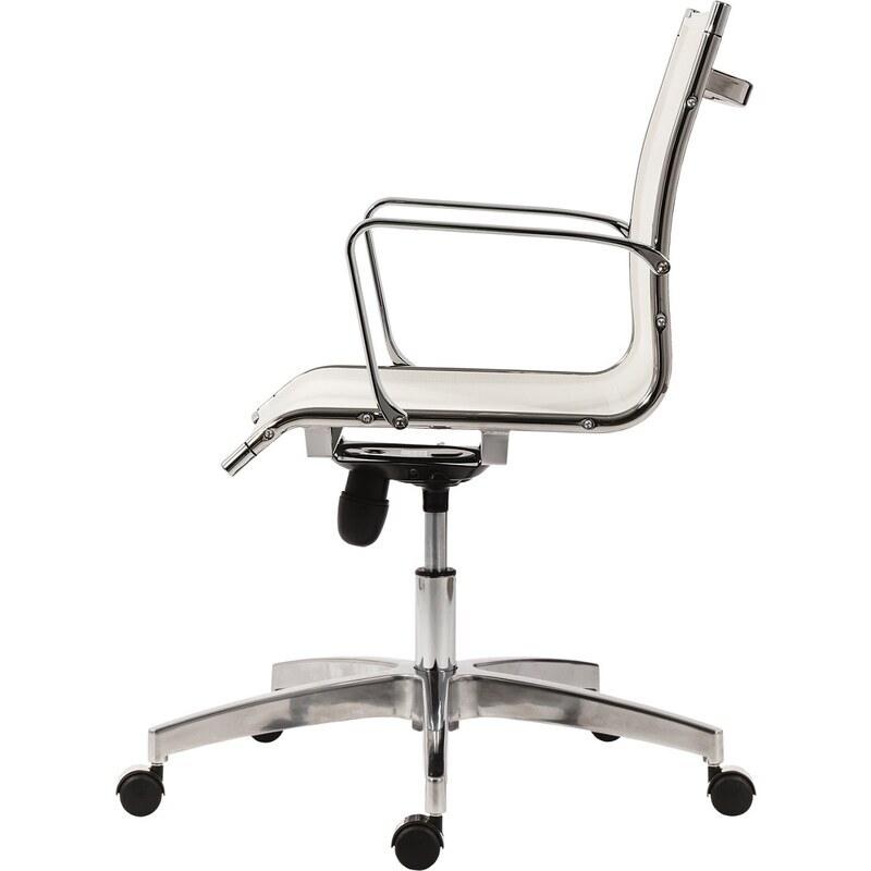 OfficeLab Bílá síťovaná kancelářská židle Stello Mesh