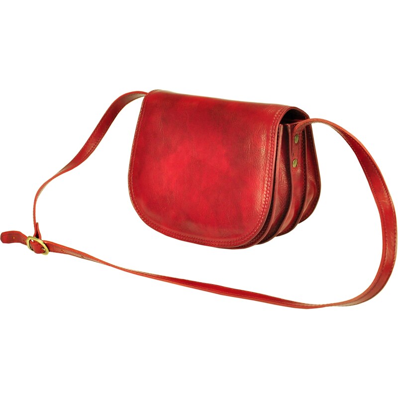 Kožená crossbody kabelka I Fratelli 5512 camel