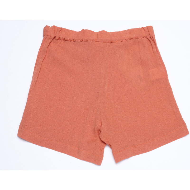 Villalobos Dívčí šortky krepové oranžové