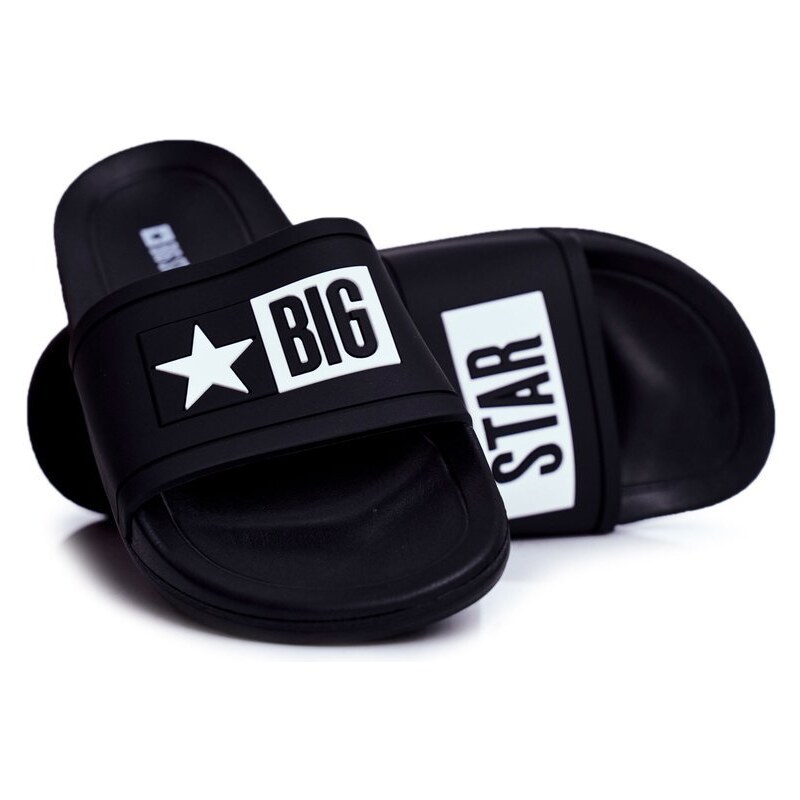 BIG STAR SHOES Pánské pantofle Big Star Contrast logo