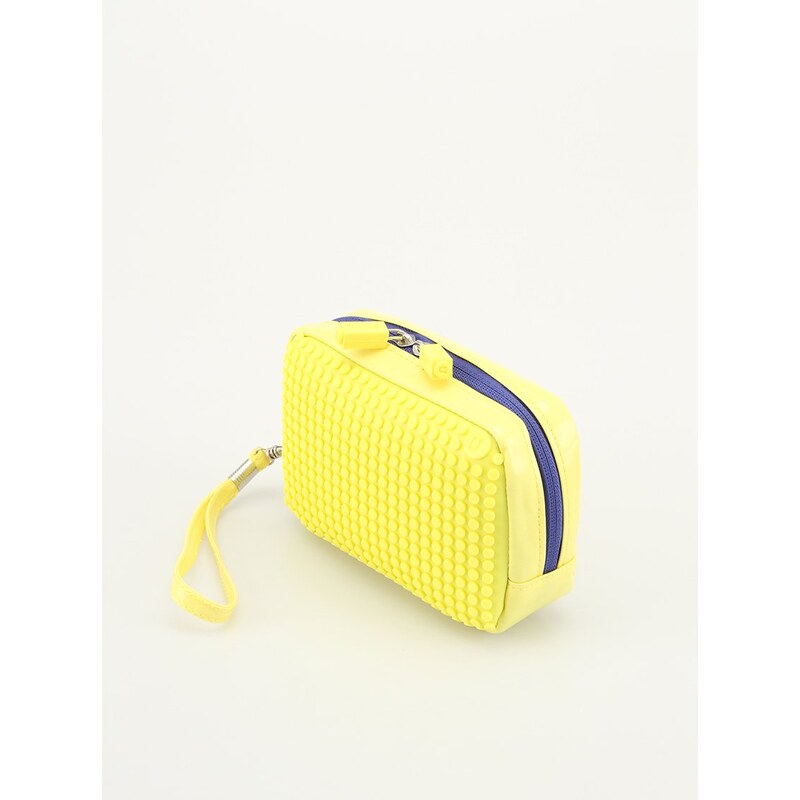 Kosmetická taška Pixel Uanyi s nepromokavou úpravou ve žluté