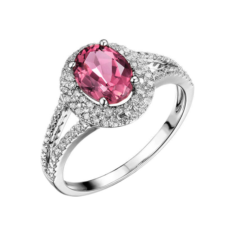 Eppi Zásnubní prsten s turmalínen a diamanty Kacie