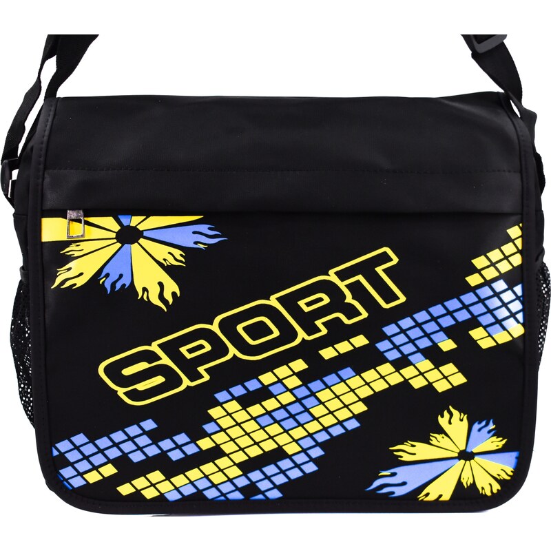 Arteddy Crossbody taška / sport - černá/žlutá