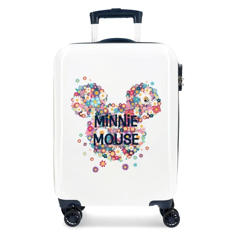 JOUMMABAGS ABS Cestovní kufr Minnie Sunny Day Flowers Blue ABS plast, objem  34 l - GLAMI.cz