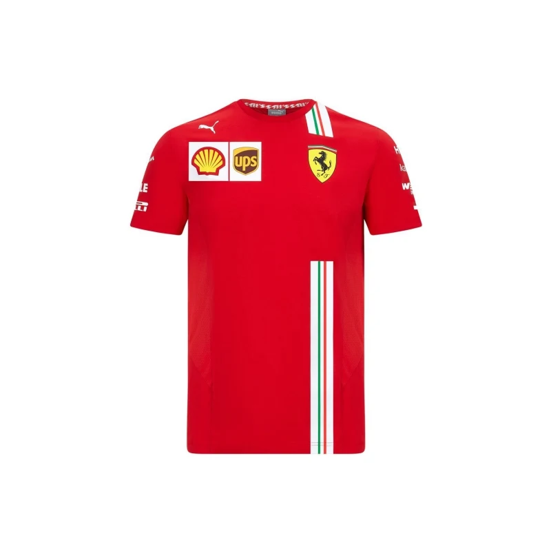 Ferrari pánské tričko Charles Leclerc red F1 Team 2020 Puma 130101040600235  - GLAMI.cz