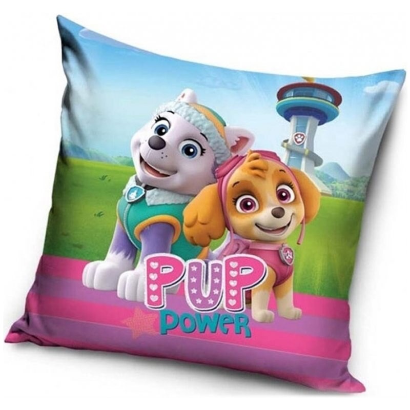 Carbotex Polštář Tlapková patrola - Paw Patrol - motiv Pup Power - 40 x 40 cm