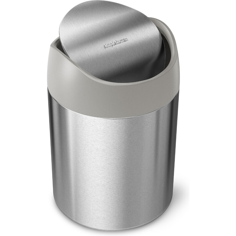 Simplehuman Mini odpadkový koš na stůl, 1,5 l, kartáčovaná nerez ocel, CW2084