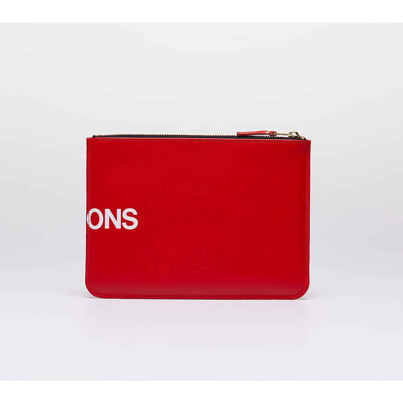 Comme des Garçons Wallets Pánská peněženka Comme des Garçons Huge Logo Wallet Red