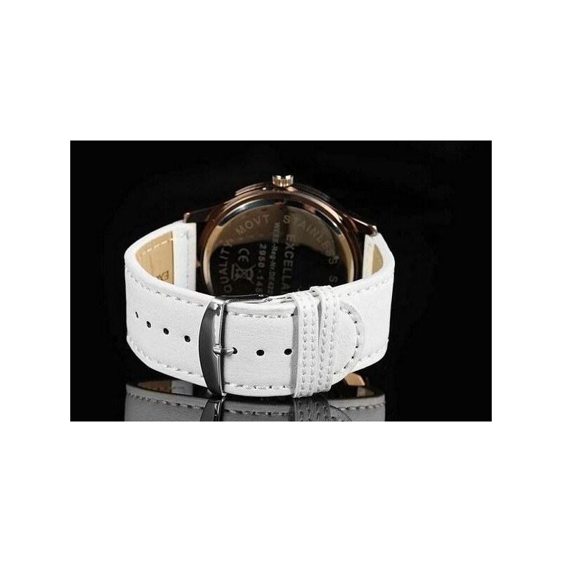 Beangel Pánské hodinky Excellanc Elegant Bronz - bílé