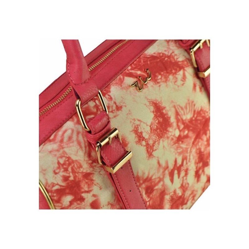 Beangel Květinová kabelka - růžová