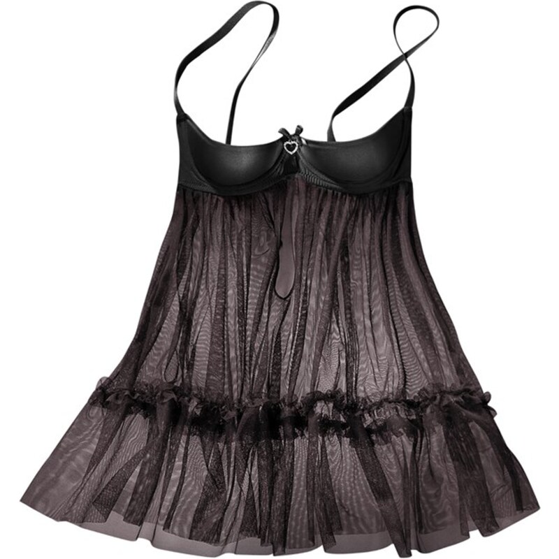 PETITE FLEUR GOLD Negližé černá 98139187