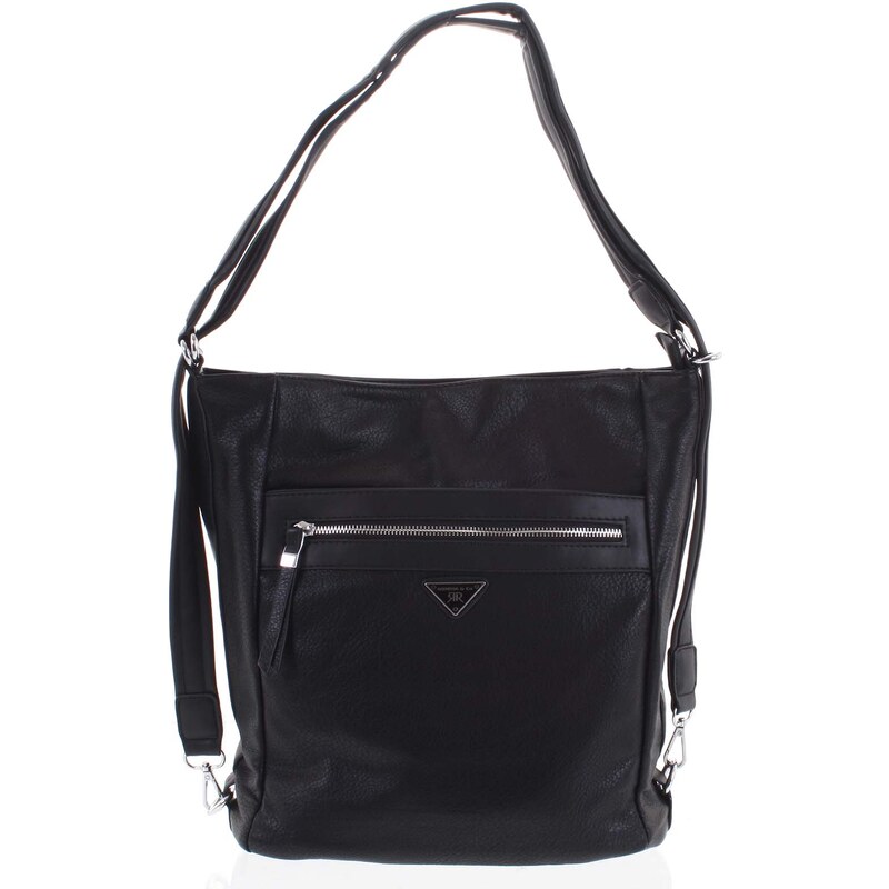 ROMINA & CO. BAGS Dámská kabelka batoh černá - Romina Tonandis