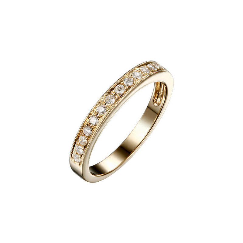 Eppi Romantická zlatá obroučka zdobená diamanty Sutapa