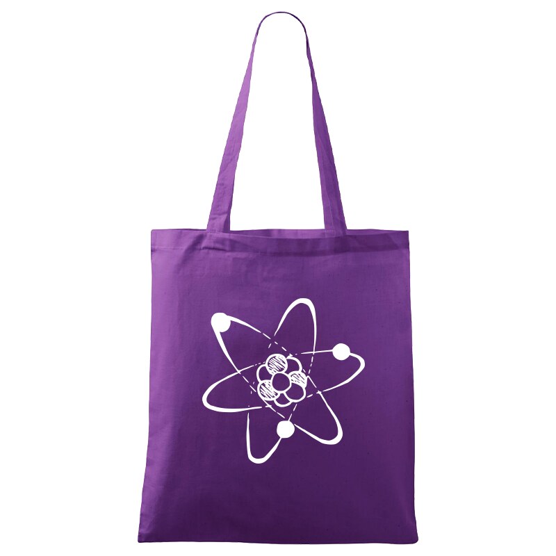 Roni Syvin + Adler/Malfini Ručně malovaná menší plátěná taška - Atom
