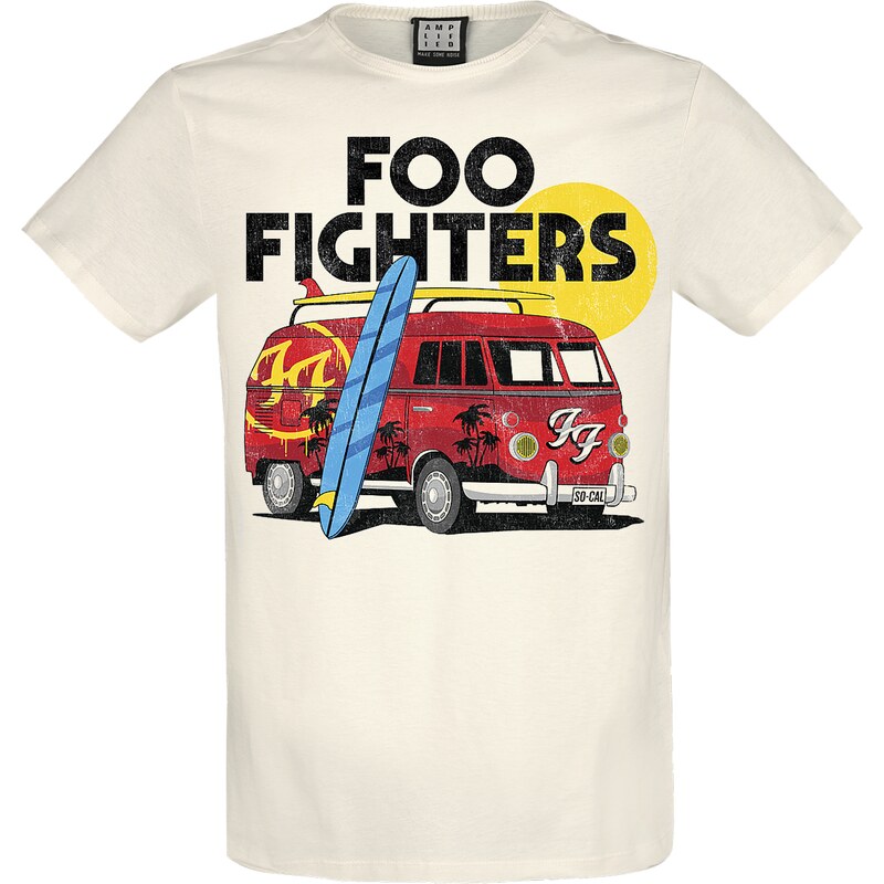 Foo Fighters - Amplified Collection - Camper Van - Tričko - šedobílá -  GLAMI.cz