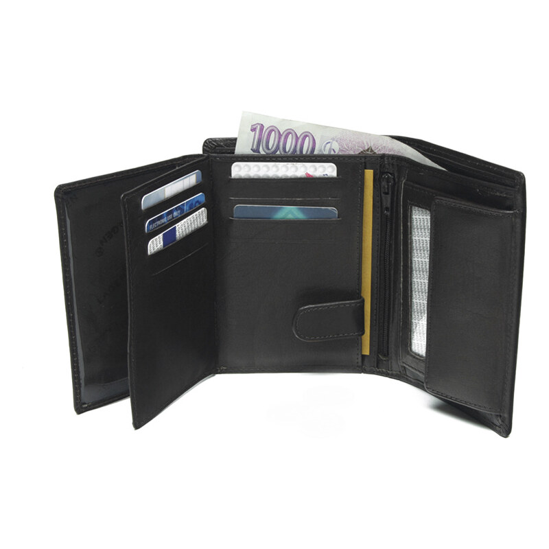 Lagen Pánská kožená peněženka V-226 černá