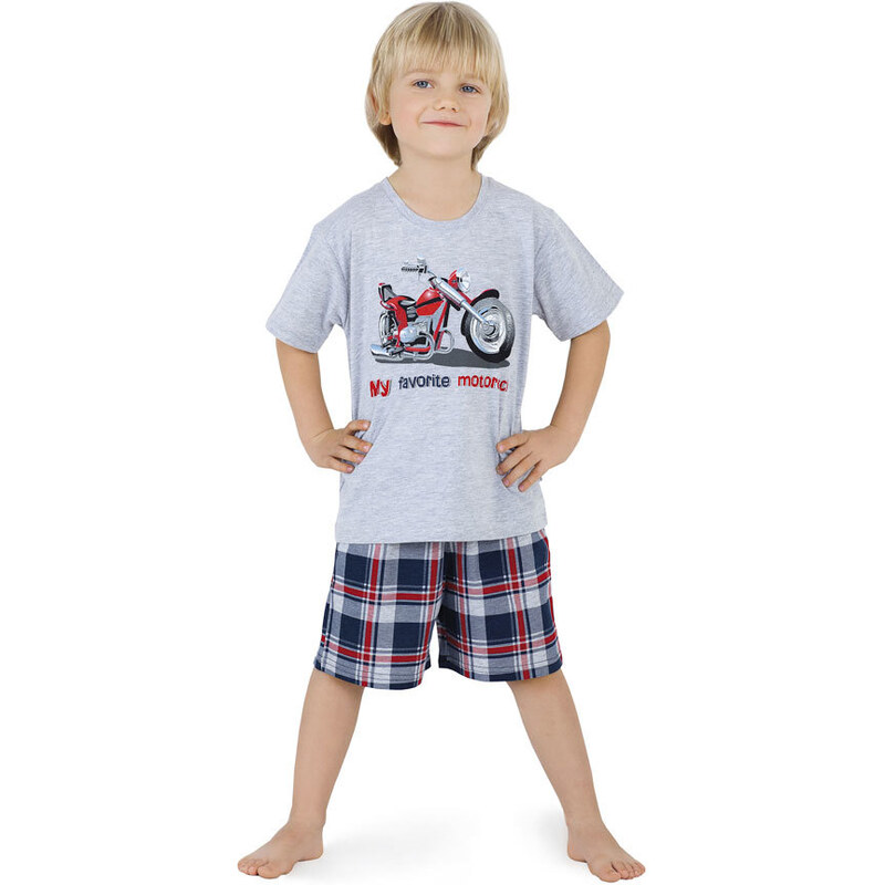 Cornette Dětské pyžamo Motorcycle for Son