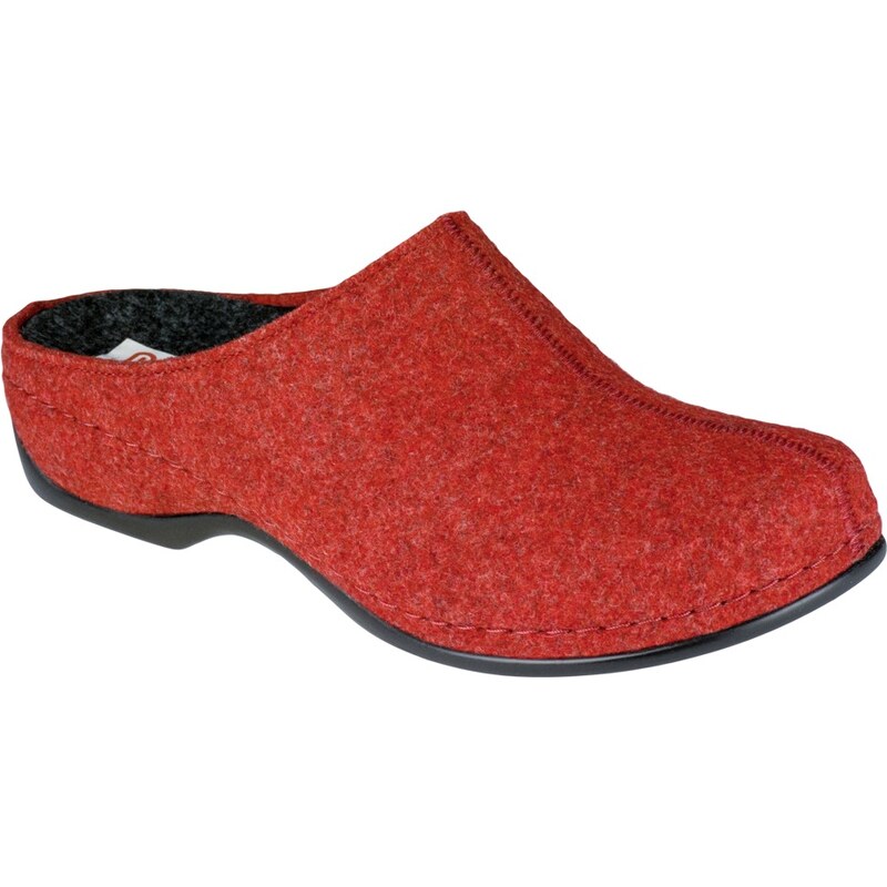 FLORINA 01023-235 domácí filcová obuv dámská červená Berkemann