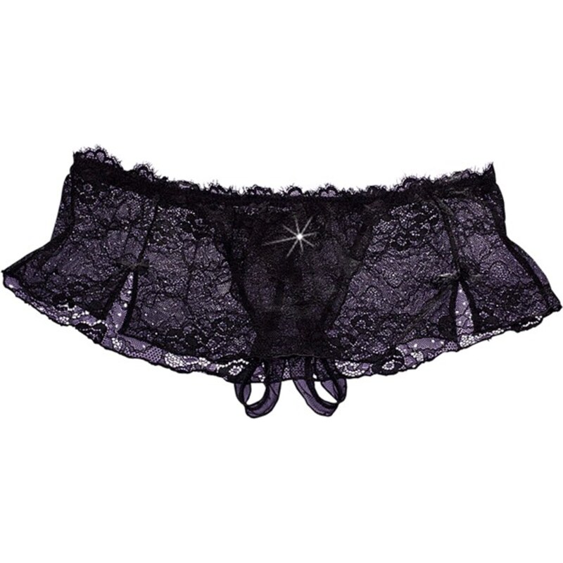 PETITE FLEUR GOLD Tanga černá 109570519