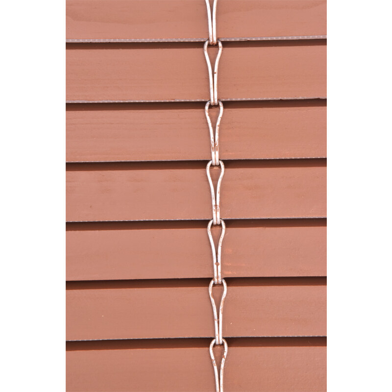 Dřevěná roleta - barva mléčné čokolády s kazy 120x220