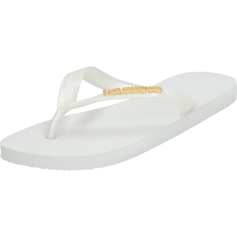 HAVAIANAS Žabky zlatá / bílá