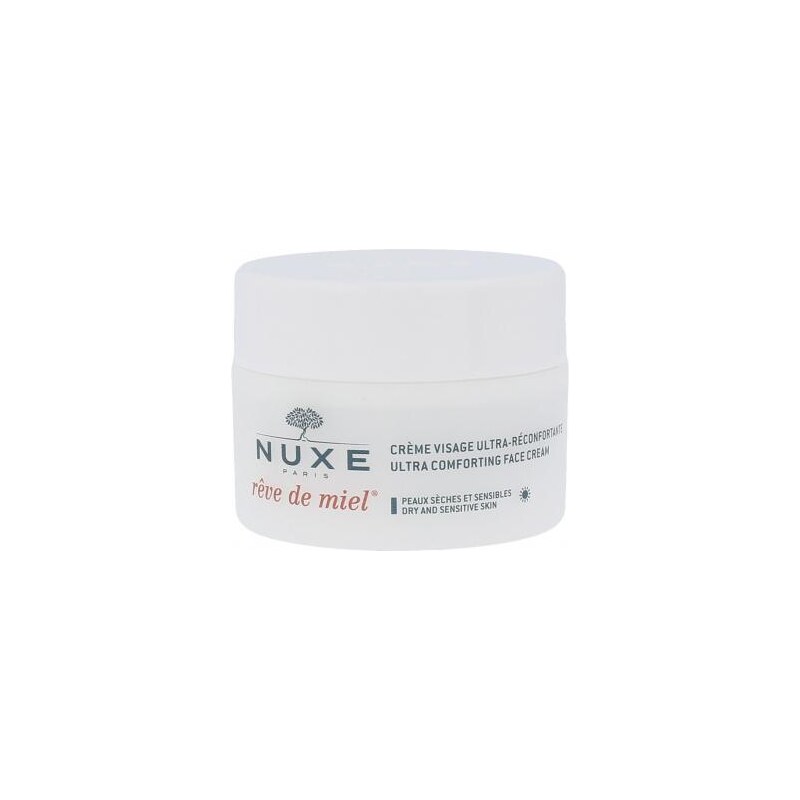 NUXE Rêve de Miel Ultra Comforting Face Cream 50 ml zklidňující denní krém na suchou a citlivou pleť pro ženy
