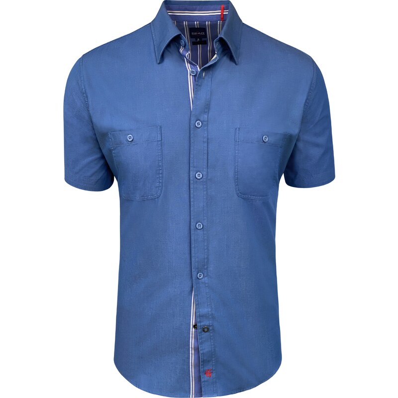 GEAR GIUSEPPE SHM1301Shirt Cotton Slim fit blue