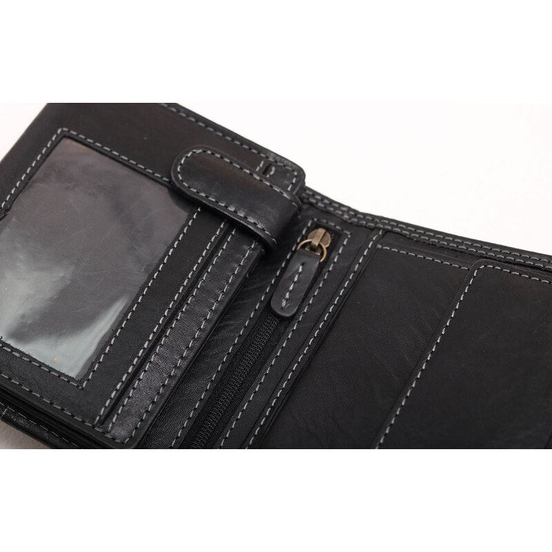 Pánská kožená peněženka Lagen V28 T Black