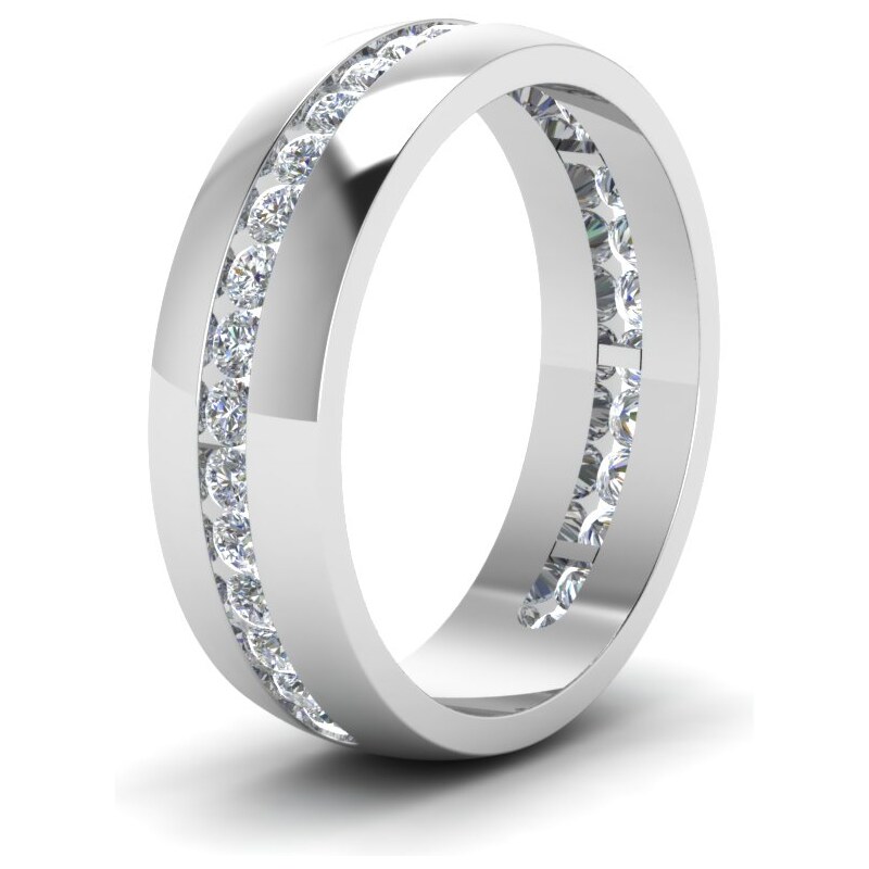OLIVIE Stříbrný rhodiovaný prsten 3773