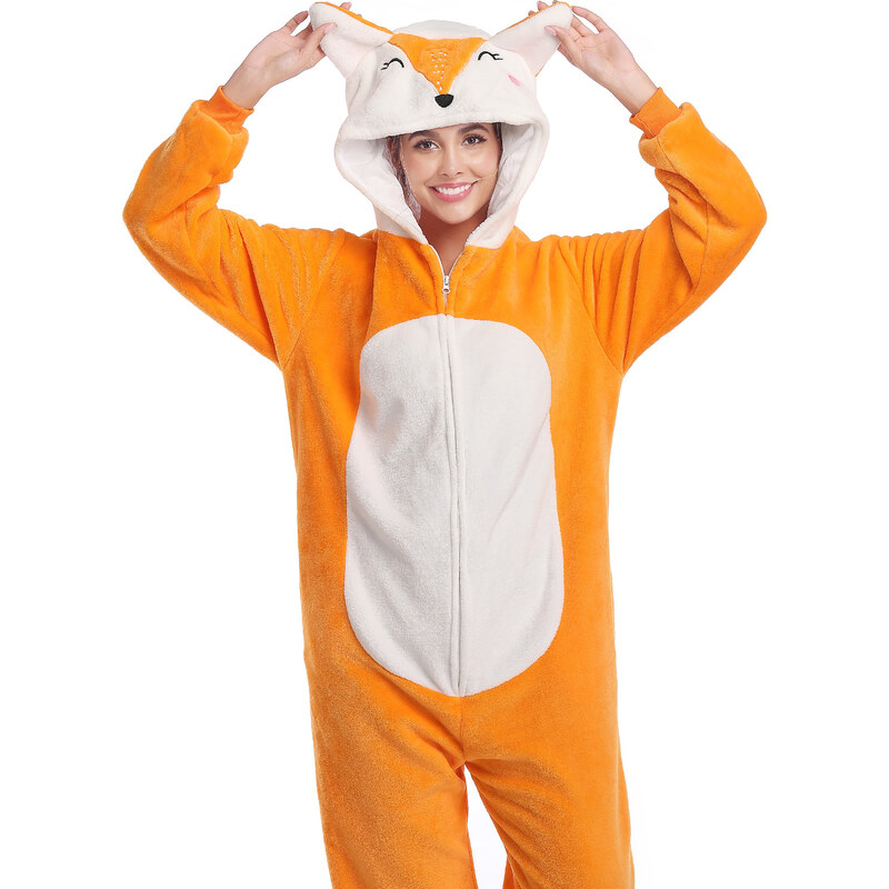 Kigurumi overal Liška na zip