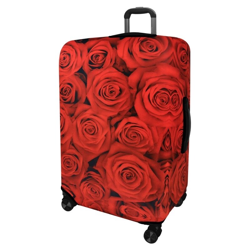 KUFRYPLUS Obal na kufr H148 Růže L