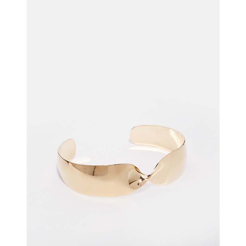 ASOS Limited Edition Twist Cuff Bracelet - Gold
