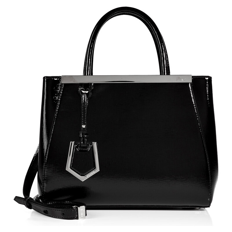 Fendi Patent Leather Small 2Jours Tote