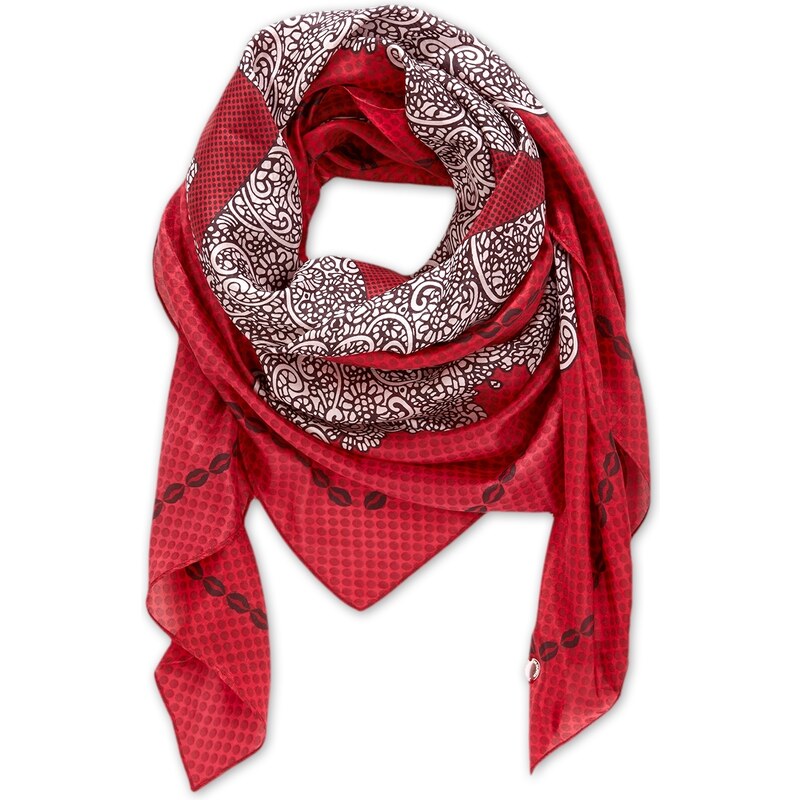 s.Oliver Patterned silk scarf