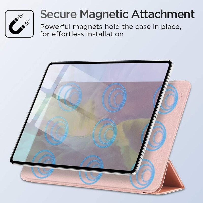 ESR Rebound Magnetic pro iPad Pro 12.9 (2018/2020) růžová